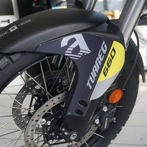 Adesivi 3D Protezioni Parasteli compatibili con Aprilia Tuareg 660 2022-2023
