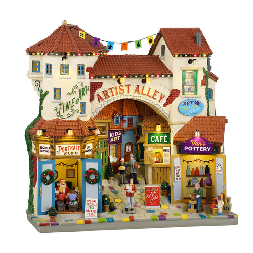 Edificio per villaggio di Natale Artist Alley in Resina
