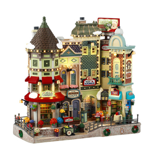 Edificio per villaggio di Natale Jingle Bell Bazaar in Resina