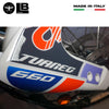 Adesivi 3D Protezioni Parasteli compatibili con Aprilia Tuareg Tagelmust 660