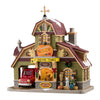 Edificio per villaggio di Natale Pumpkin Spice & Everything Nice Coffee Shop in porcellana