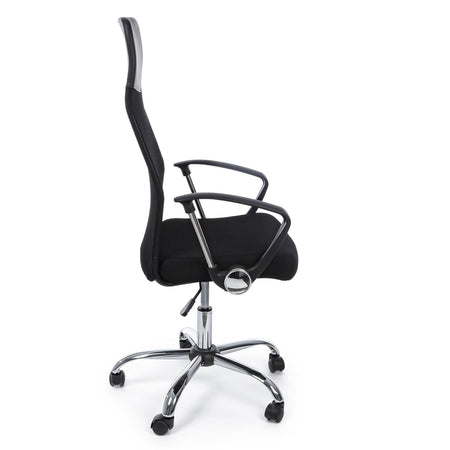 Sedia da ufficio ergonomica "Dakar" con ruote, poltrona presidenziale per scrivania