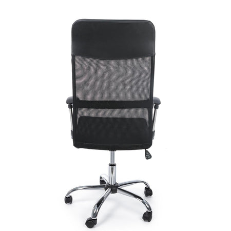 Sedia da ufficio ergonomica "Dakar" con ruote, poltrona presidenziale per scrivania