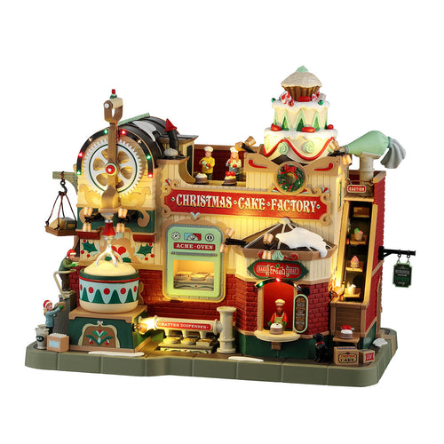 Edificio per villaggio di Natale Fabbrica di dolci natalizi in resina