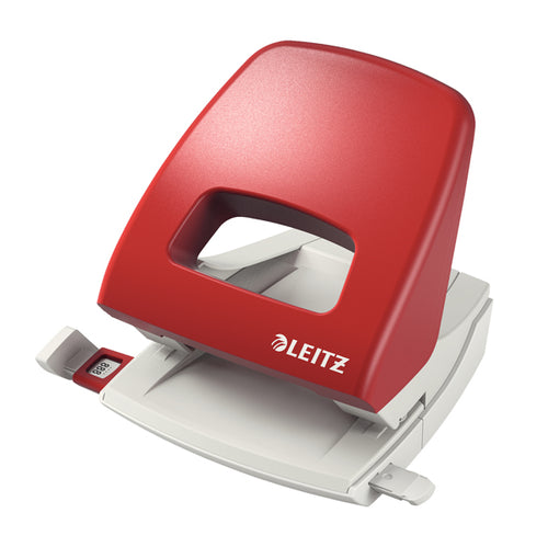 Perforatore 2 Fori Metal Rim 5005 Max 25Fg Rosso Leitz