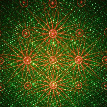 Proiettore natalizio a laser verde e rosso decorazione natalizia da esterno