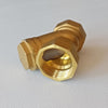 Raccordo FF a Y 1/2 pollice DN 15 in ottone con filtro a retina inox