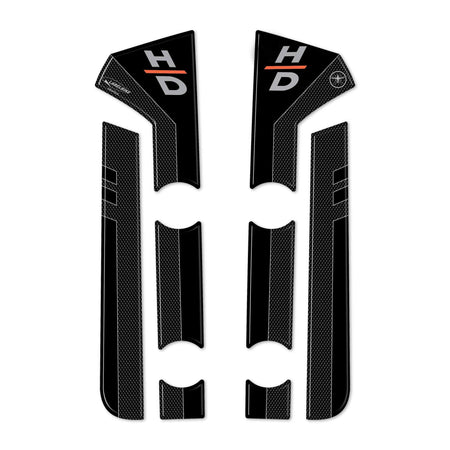 Adesivi 3D Protezioni Parasteli moto compatibili con Harley Davidson Pan America
