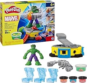 Play-Doh Marvel, Set da Gioco distruggi e schiaccia di Hulk