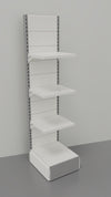 Scaffale per arredo negozio verniciato in metallo cm. 45x30x200h