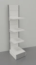 Scaffale per arredo negozio verniciato in metallo cm. 45x30x200h