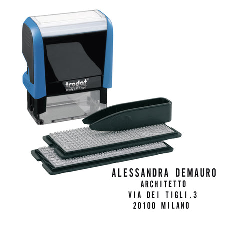 Timbro Printy Typo 4.0 Autocomponibile 4913 58X22Mm 5 Righe Trodat