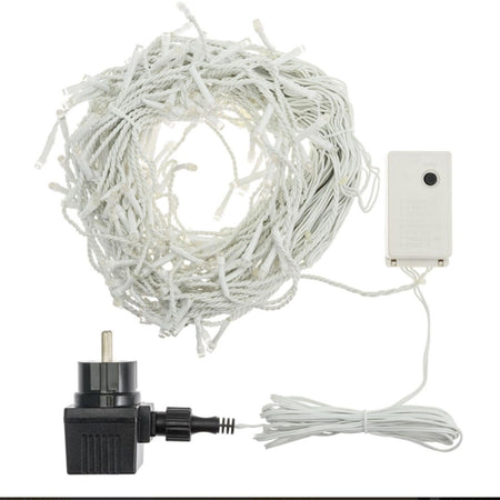 Cascata luminosa per esterno stalattite a led, decorazioni di natale in movimento h 75 cm