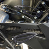 Adesivi 3D Protezioni pedane moto Battitacco compatibili con Yamaha MT-10 SP