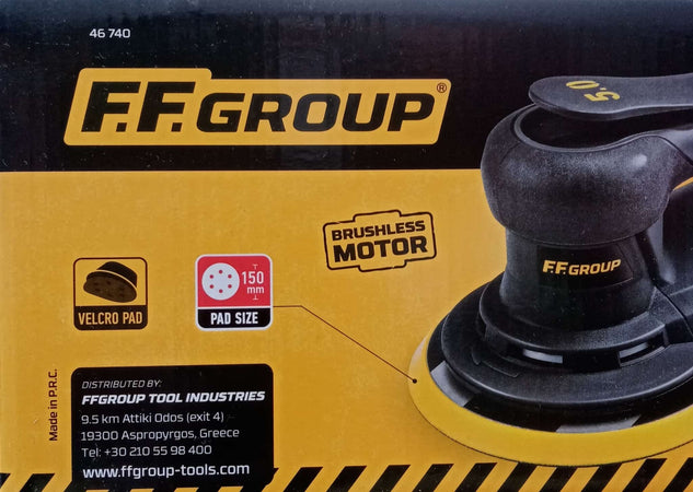 FF-Group ROS 150 BL Pro da 350W levigatrice rotorbitale