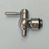 Rubinetto salvagoccia inox a leva per contenitore olio vino miele