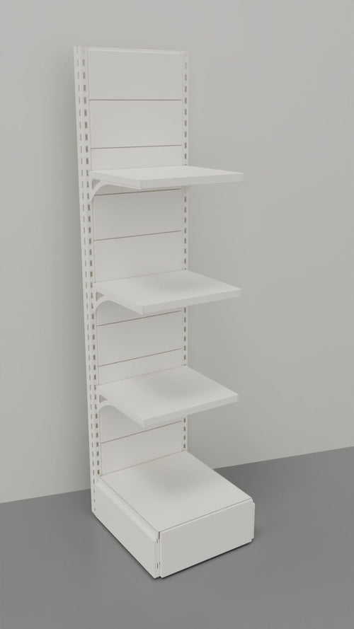 Scaffalatura di metallo per arredo negozi cm. 45x40x200h