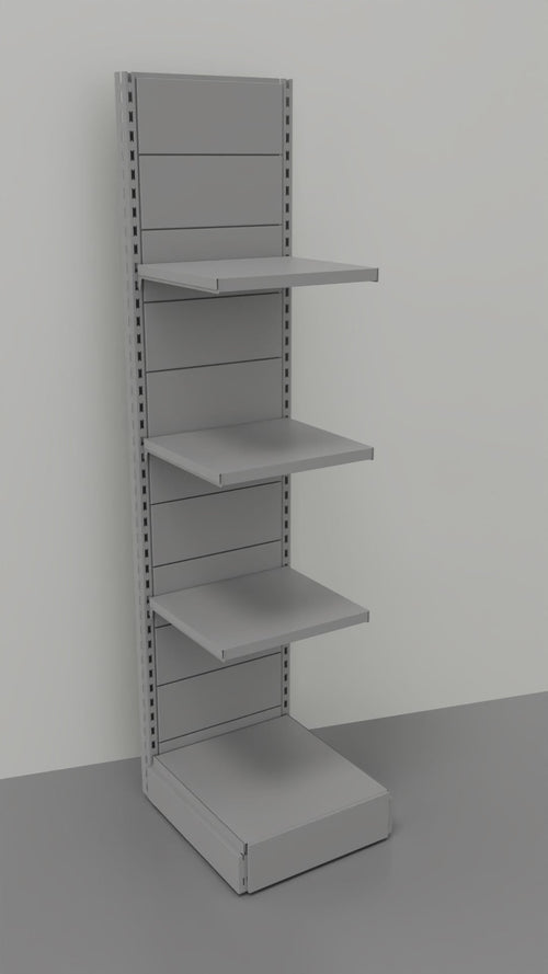 Scaffale in metallo verniciato per arredare negozi cm. 45x40x200h