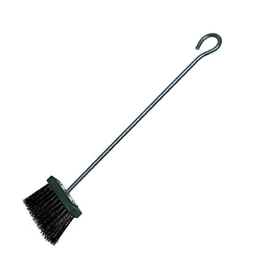 SCOPA SPAZZOLA SPAZZOLINO STUFA CAMINO CAMINETTO CM 55 FERRO NYLON PESANTE
