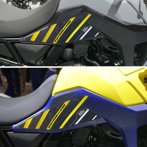 Adesivi 3D Protezioni Sottosella moto compatibili con Suzuki V-Strom 800DE