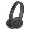 Sony cuffie bluetooth wireless wh-ch520 - durata della batteria fino a 50 ore con ricarica rapida, stile on-ear - nero - WHCH520B CE7