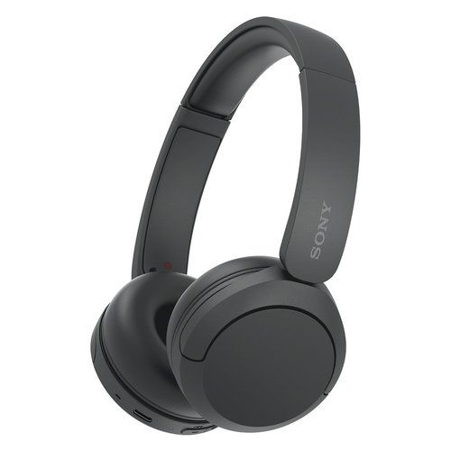 Sony cuffie bluetooth wireless wh-ch520 - durata della batteria fino a 50 ore con ricarica rapida, stile on-ear - nero - WHCH520B CE7