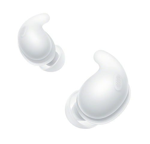 Sony linkbuds fit - cuffie true wireless bluetooth con noise cancelling - comfort per tutto il giorno, ipx4, audio ad alta risoluzione, modalità ambient sound, durata della batteria fino a 21 ore, connessione multipoint, ios e android - white - WFLS910NW