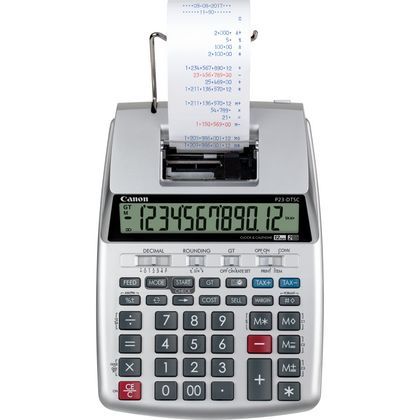 Canon p23-dtsc calcolatrice desktop calcolatrice con stampa argento - CANP23DTSC