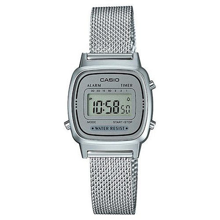 Casio la670wem-7ef orologio elettronico orologio da polso unisex argento - 4549526187827