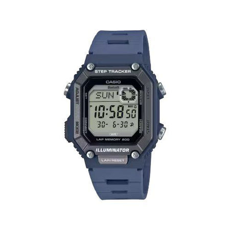 Orologio casio ws b1000 2avef standard bluetooth blue