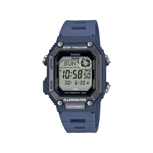 Orologio casio ws b1000 2avef standard bluetooth blue