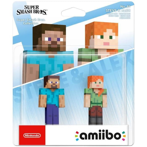Figurina Amiibo - Nintendo - Collezione Super Smash Bros.TM - N  89 - Steve e Alex