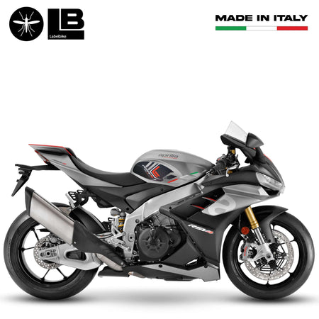 Adesivi 3D Protezioni Laterali serbatoio compatibili con Aprilia RSV4 2021-2023
