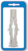 MASIDEF - 4 TASSELLI NYLON TGU CON BORDO - 10X60 MM