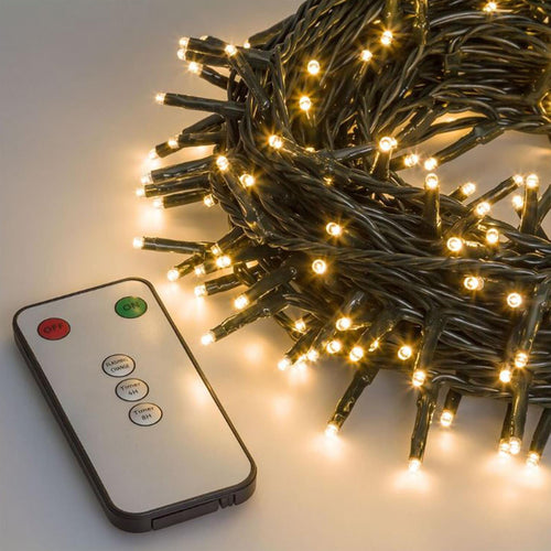 Luci di natale catena a led con telecomando per interno ed esterno addobbi natalizi Ø 5 mm