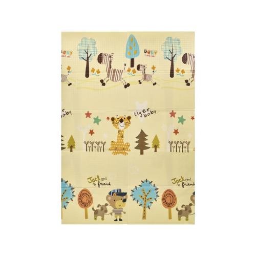 Tappeto Portagiochi double face Trendy Zebra