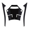 Adesivi 3D Protezioni Pedana centrale scooter compatibili con Yamaha Tmax 2022-2024