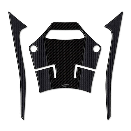 Adesivi 3D Protezioni Pedana centrale scooter compatibili con Yamaha Tmax 2022-2024
