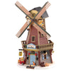 Mulino a vento della valle del raccolto edificio in porcellana per villaggio di Natale