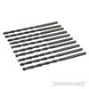 Sei di punte trapano Jobber HSS-R acciaio forgiato alta resistenza Silverline Silverline