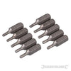Punte in acciaio cromo vanadio con codolo esagonale 1/4 a taglio - PH - PZ - esagonale - T Silverline