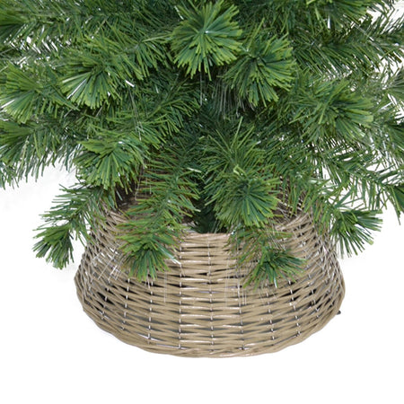 Cesta copri base per Albero di Natale sottoalbero in vimini Ø 60 cm