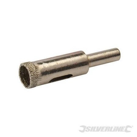 Sega a tazza diamantata per forare piastrelle , vetro, marmo, ardesia e gres porcellanato varie mis. silverline