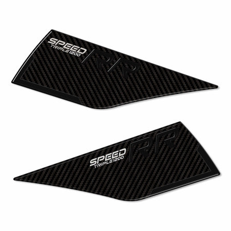 Adesivi 3D Serbatoio Laterali compatibili con Triumph Speed Triple 1200 RR