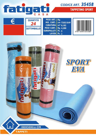 Tappetino Sport EVA 180x50x0.6cm