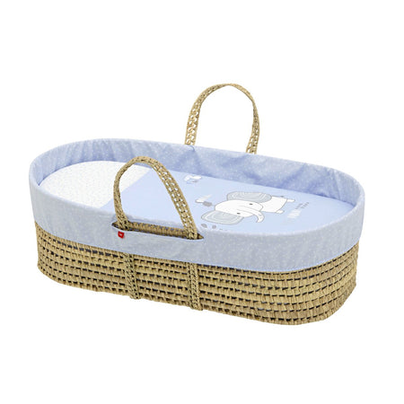 Cesto Di Mosê Une Be Zoe Azzurro 39X80X25 Cm