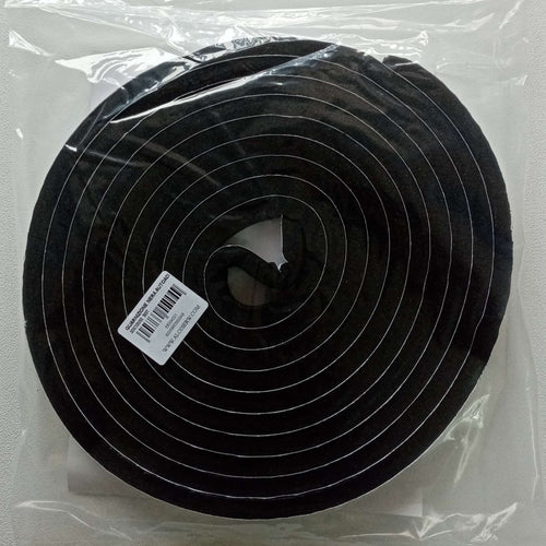 Guarnizione da 10 x 20mm lunghezza 5mt in gomma nera espansa autoadesiva