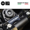 Adesivi 3D tappo serbatoio e chiave moto compatibile con Husqvarna Norden 901