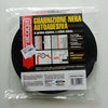 Guarnizione da 5 x 15mm lunghezza 10mt in gomma nera espansa autoadesiva