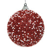 Palline per albero di Natale decorato, in gommapiuma con glitter, da Ø 8 cm, 12 pezzi